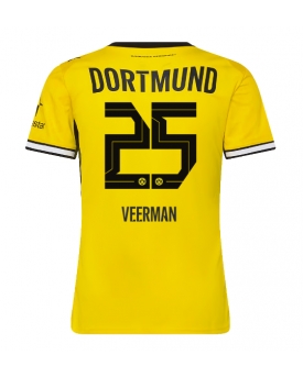 Borussia Dortmund Joey Veerman #25 Maglia Gara Casa Repliche 2026-27 Donna Maniche Corte Borussia Dortmund Joey Veerman #25 Maglia Gara Casa Repliche 2026-27 Donna Maniche Corte